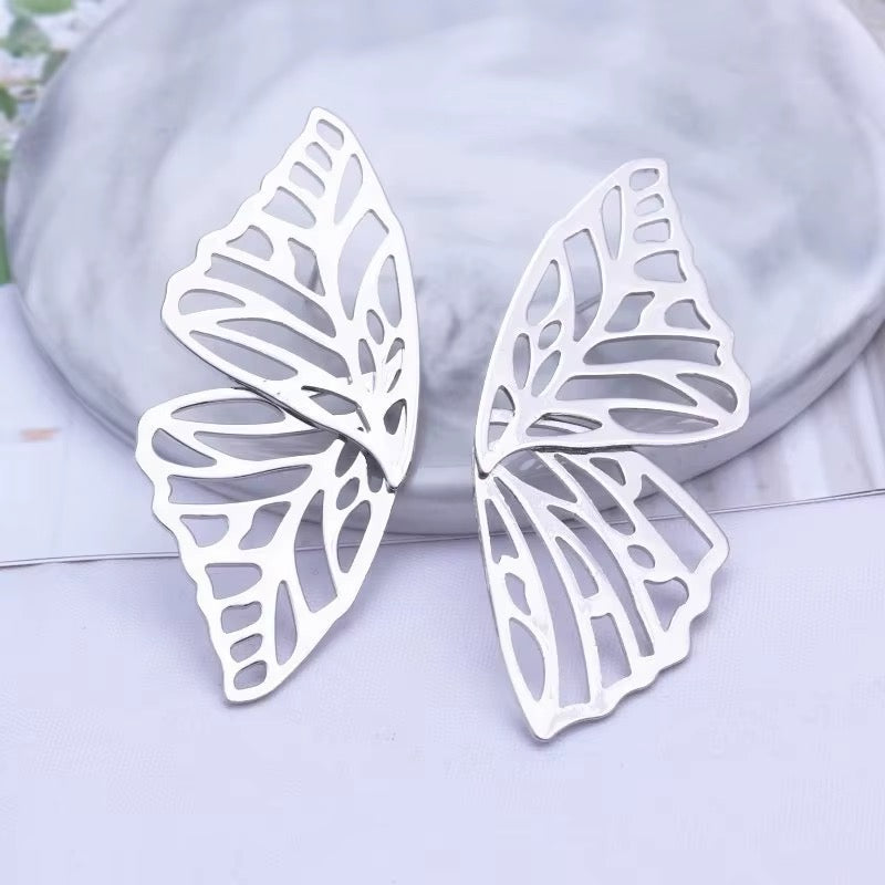 Butterfly sterling earrings
