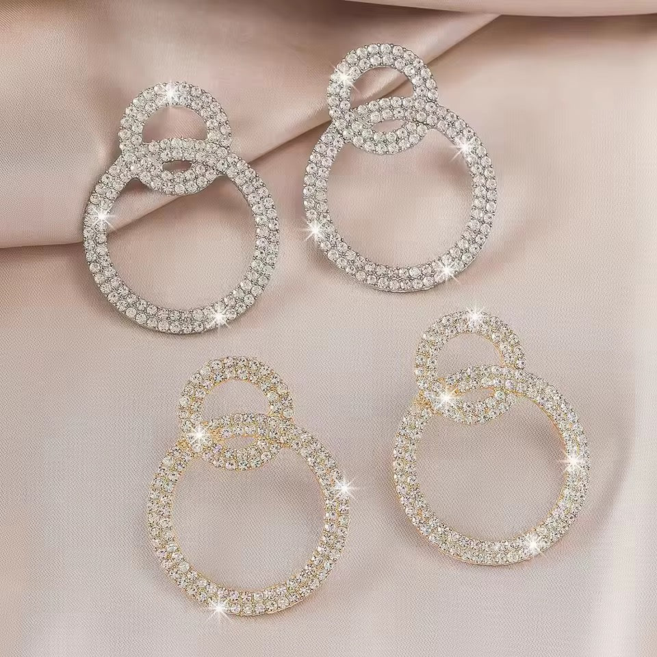 Diamanté earrings