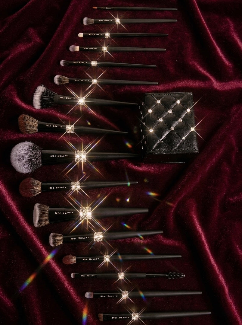 LUXE RHINESTONED BRUSH SET 2.0