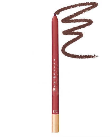 Matte luxe lip liner in Dark Brown 