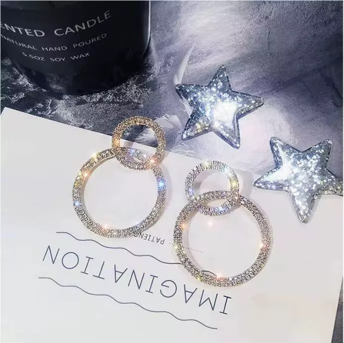 Diamanté earrings