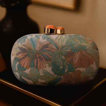 Jacquard party purse