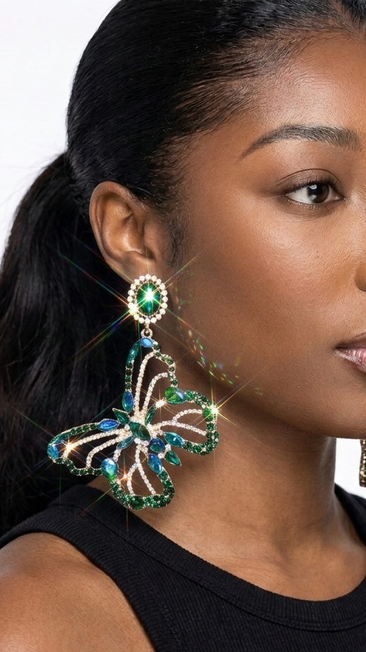 Butterfly diamanté