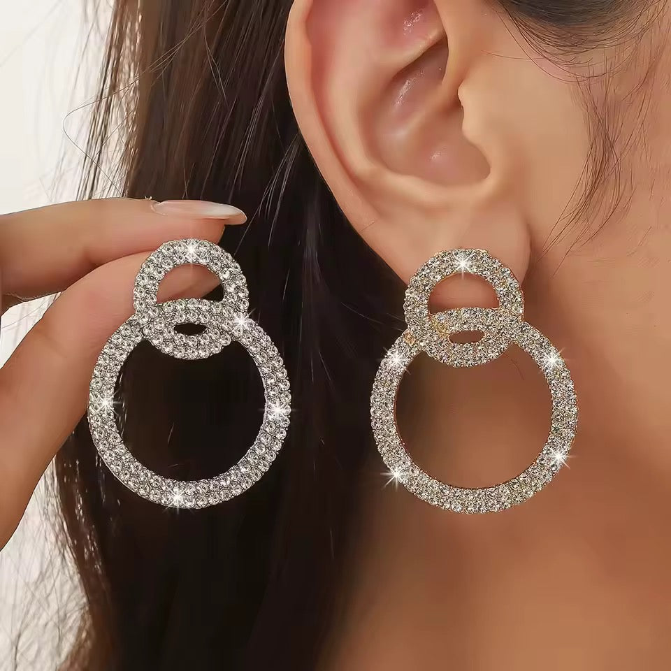 Diamanté earrings
