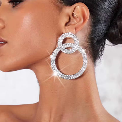 Diamanté earrings