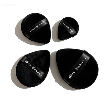 Velvet Drop shaped powder puff ( 4 in 1 set)