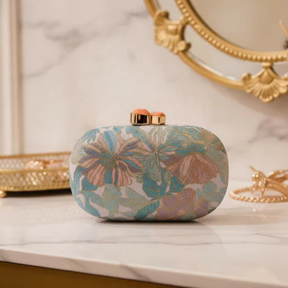 Jacquard party purse